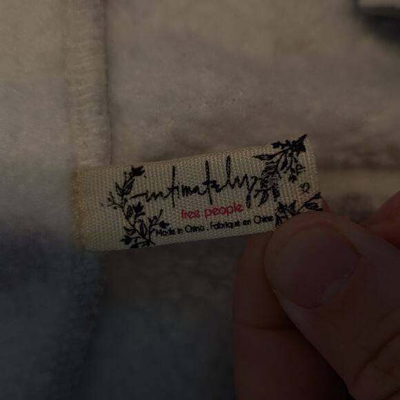 Free People Intimately Blue Tie Dye Kelly Washed Drawstring Shorts Size XS - Picture 6 of 8